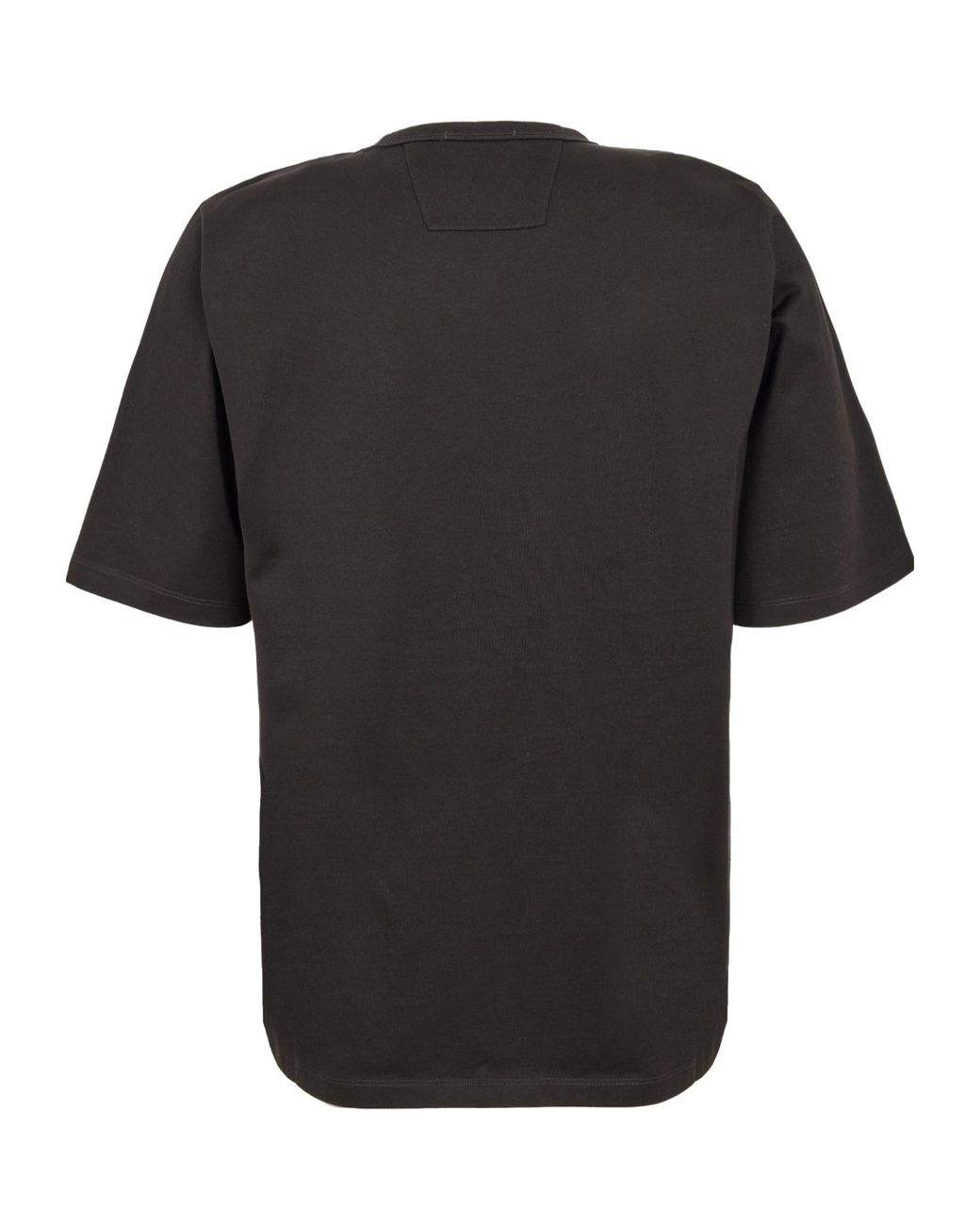 C P Company Black Logo Crew Neck T-Shirt for men