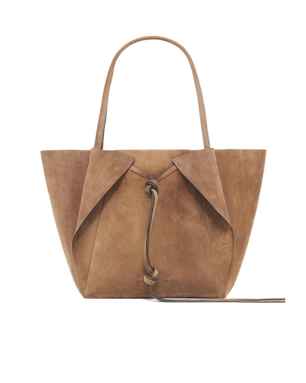 Gabriela Hearst Brown Marija Suede Tote Bag