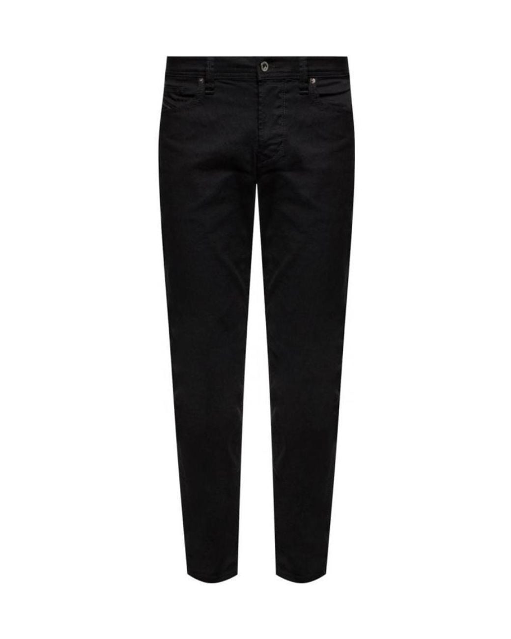 DIESEL Black Larkee Beex Tapered Leg Jeans for men