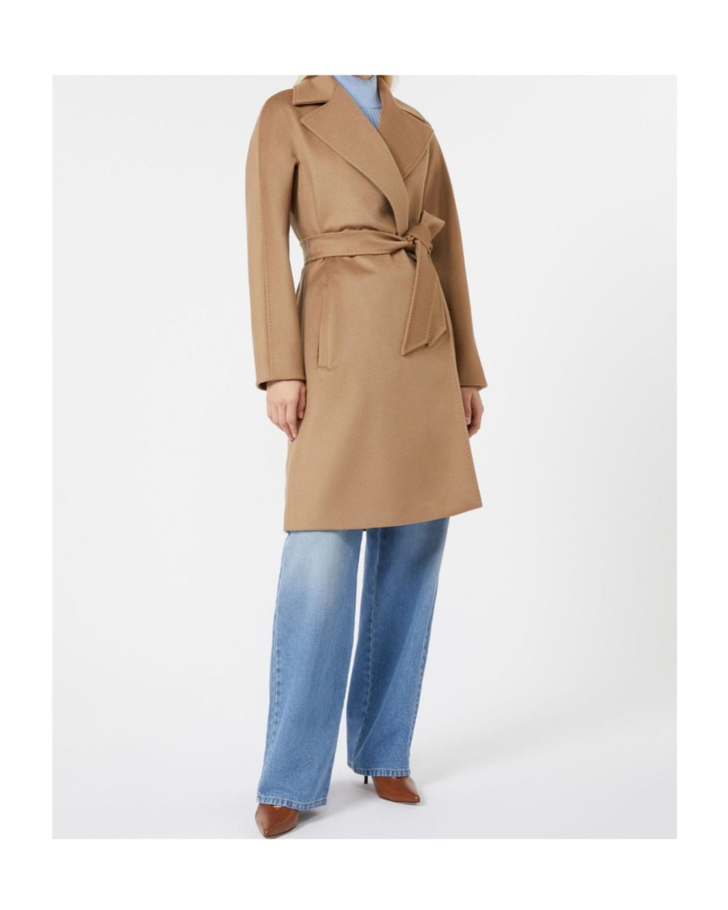Max Mara Natural Studio Dravenna Belted Coat