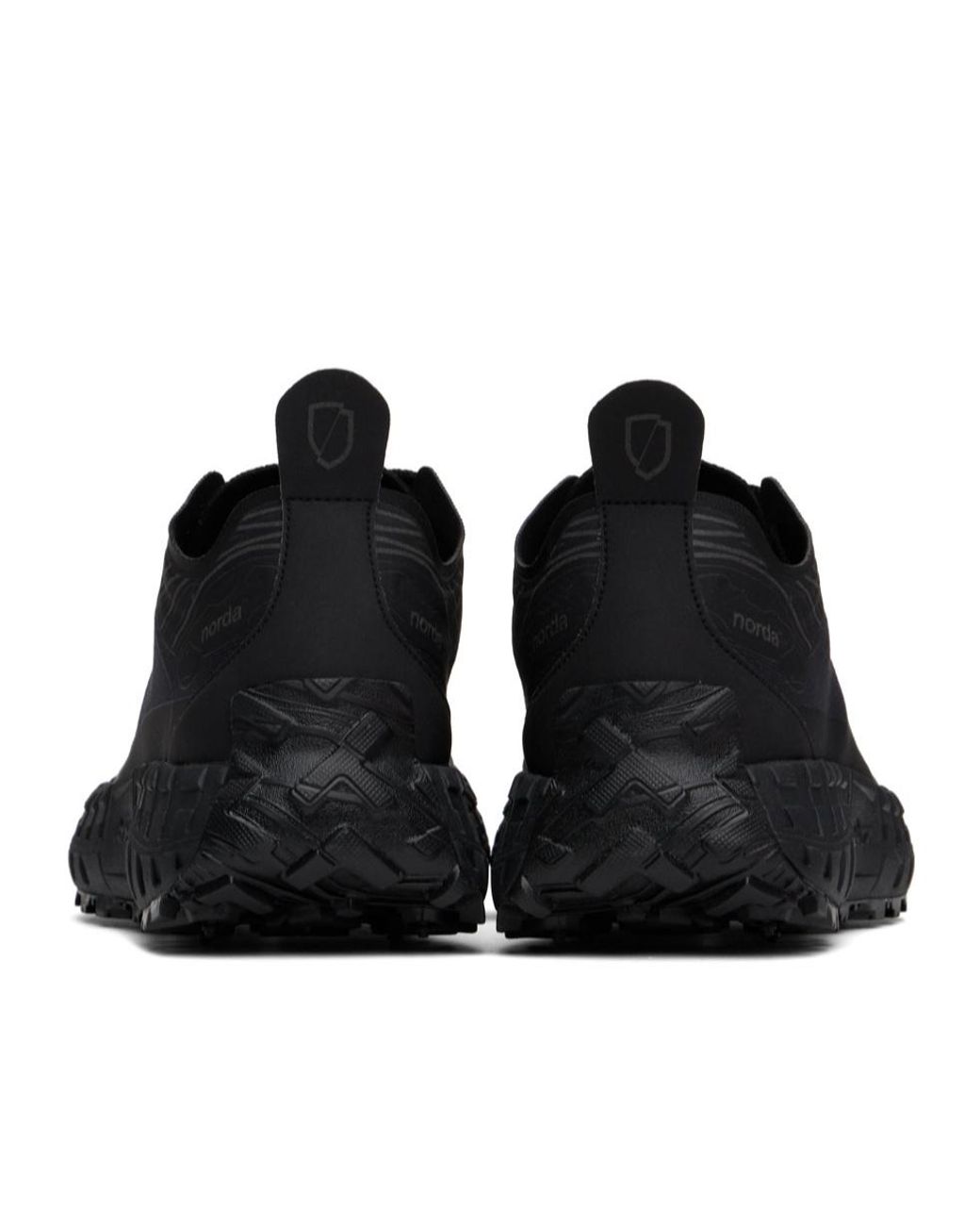 Norda Black Laced Sneakers for men