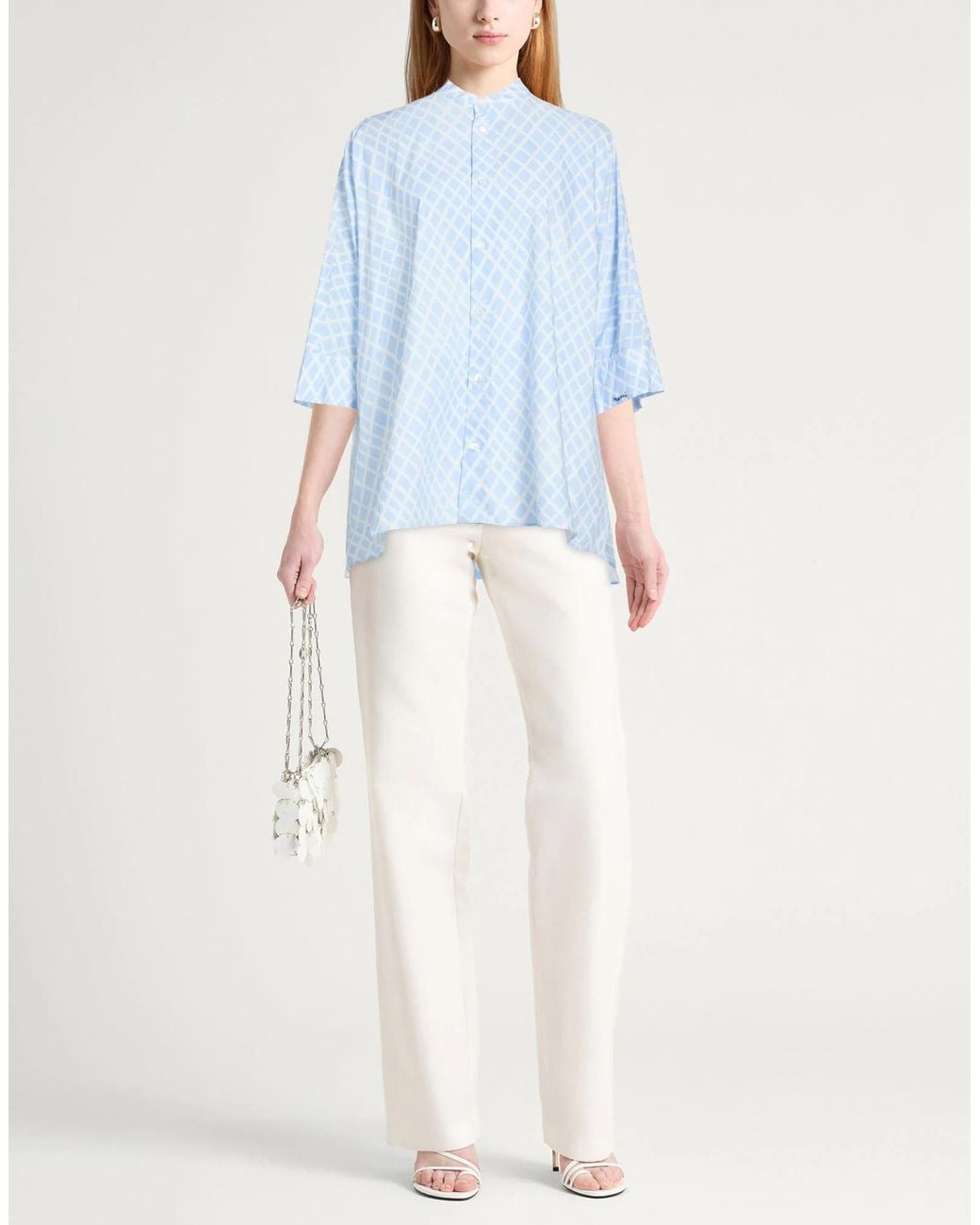 Marni Blue Loose-Fitting Shirt