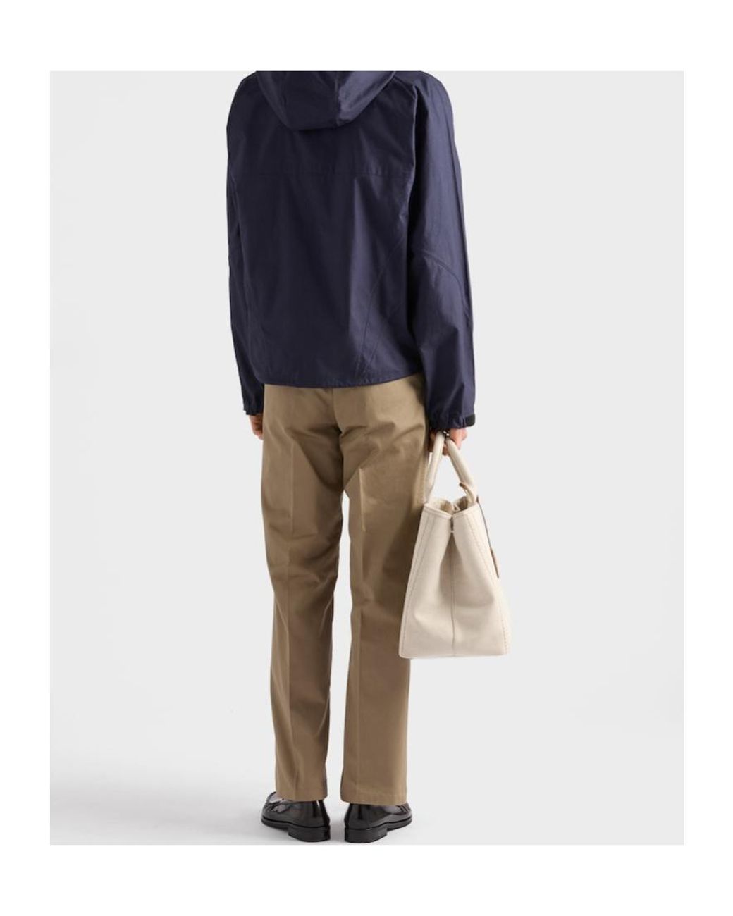 Prada Natural Cotton Straight Chinos for men