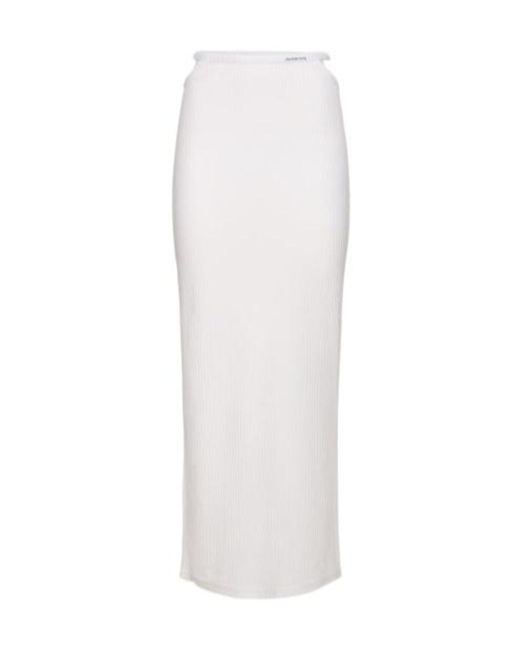Alexander Wang White A Half-Length Skirt With A Logo