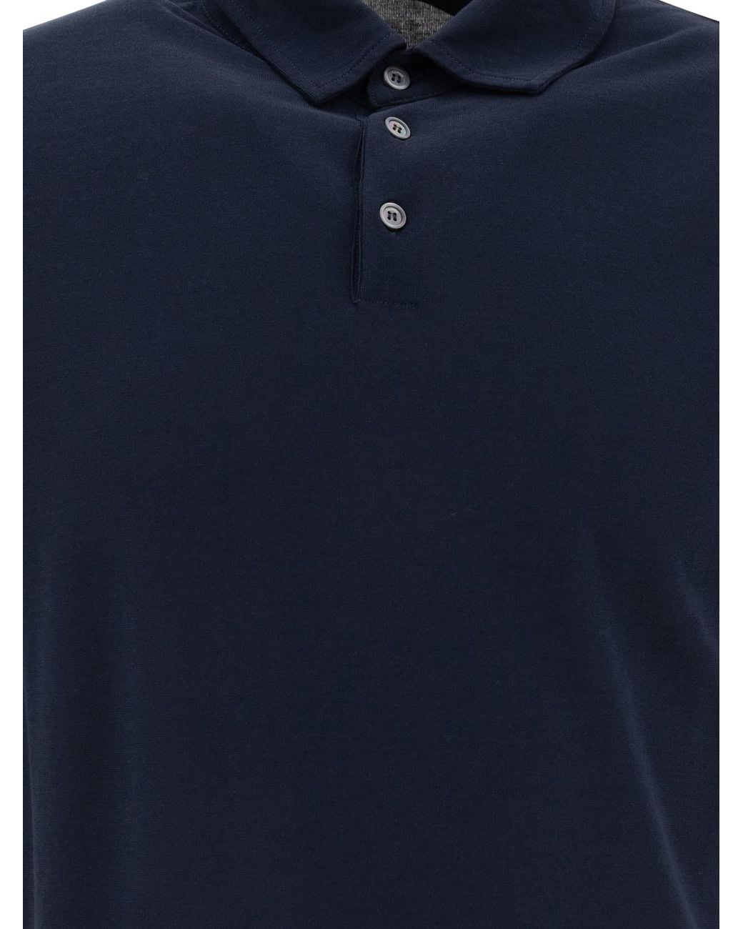 Zanone Blue Classic Polo Shirt for men