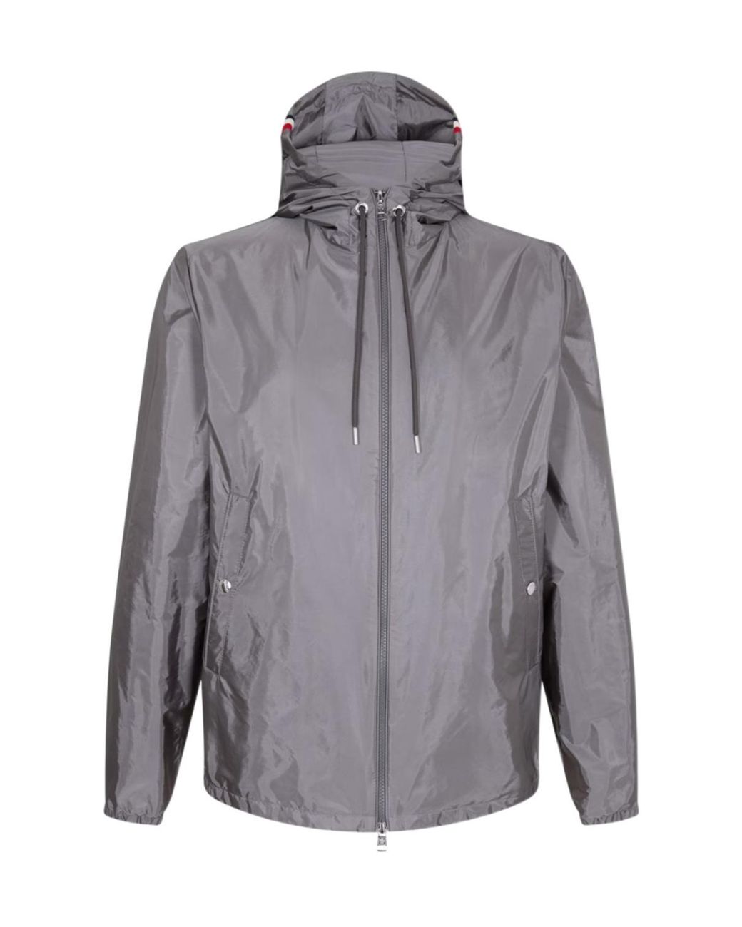 Moncler Gray Logo Waterproof Bomber Jacket for men