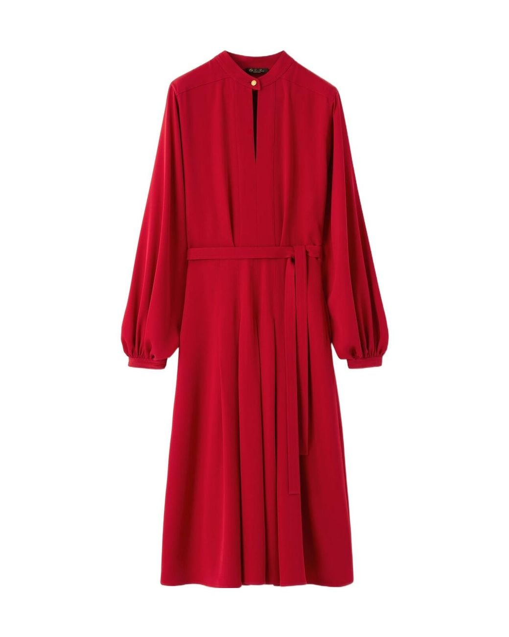 Loro Piana Red Haileen Dress