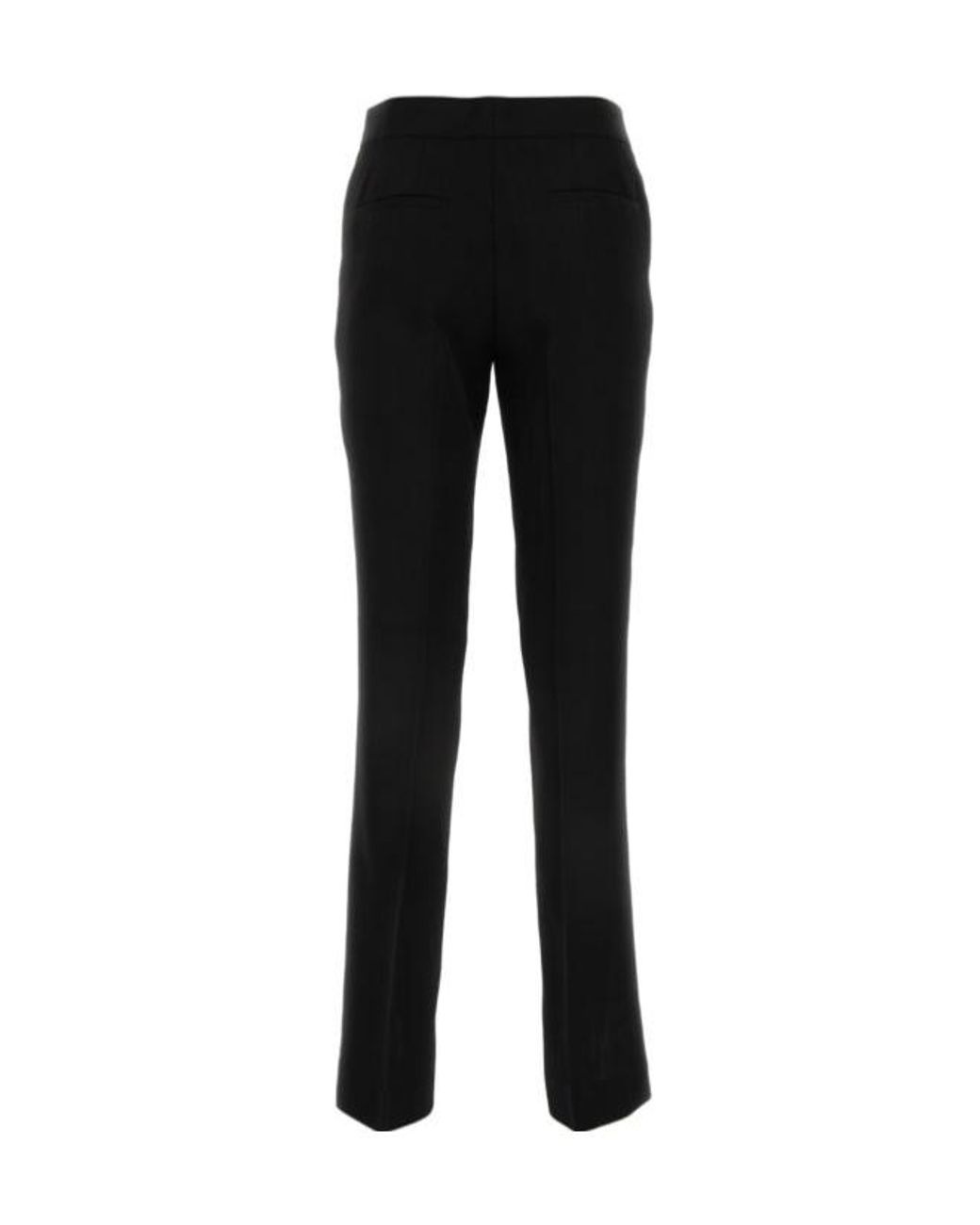 Jil Sander Black Bottom-Slit Casual Pants
