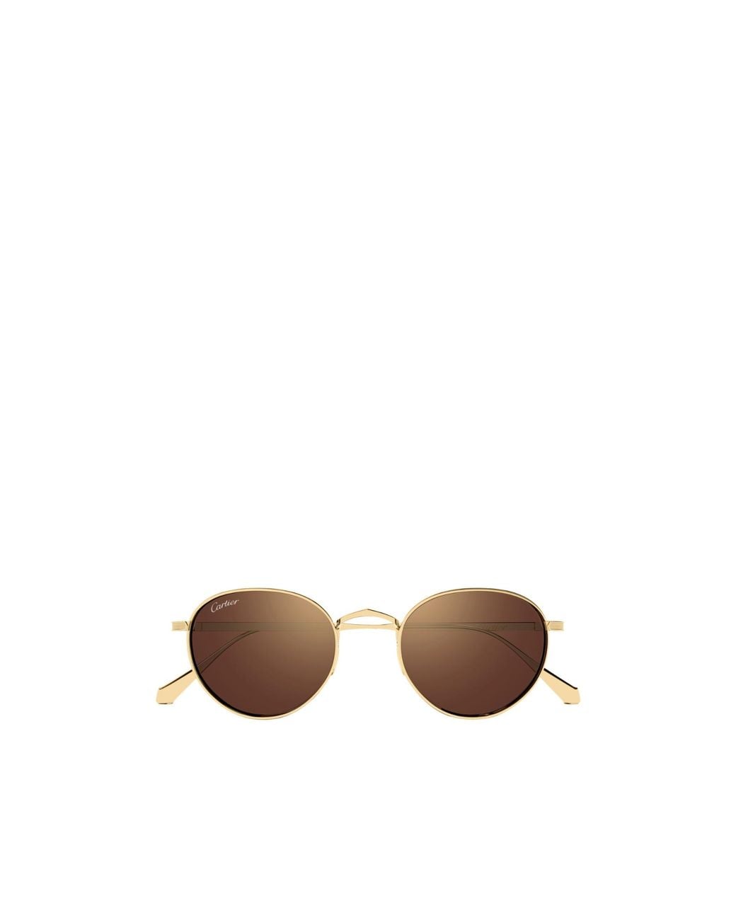 Cartier Brown Logo Sunglasses for men