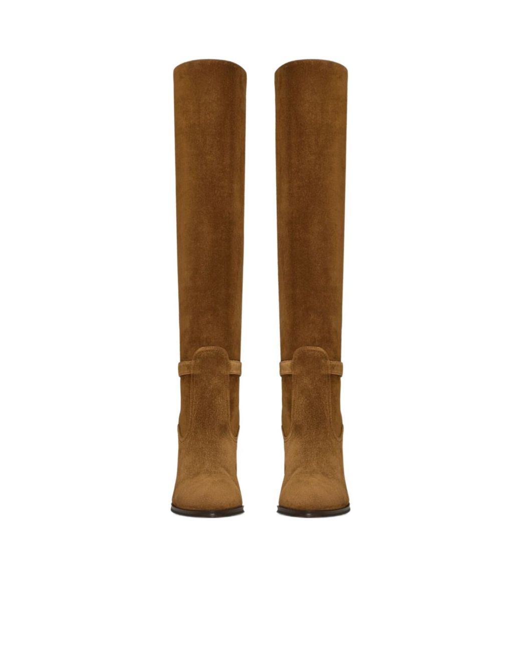 Saint Laurent Brown Diane Pointed Toe Boots