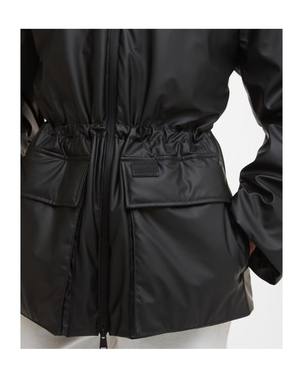 Barbour Black Long-Sleeved Casual Jacket