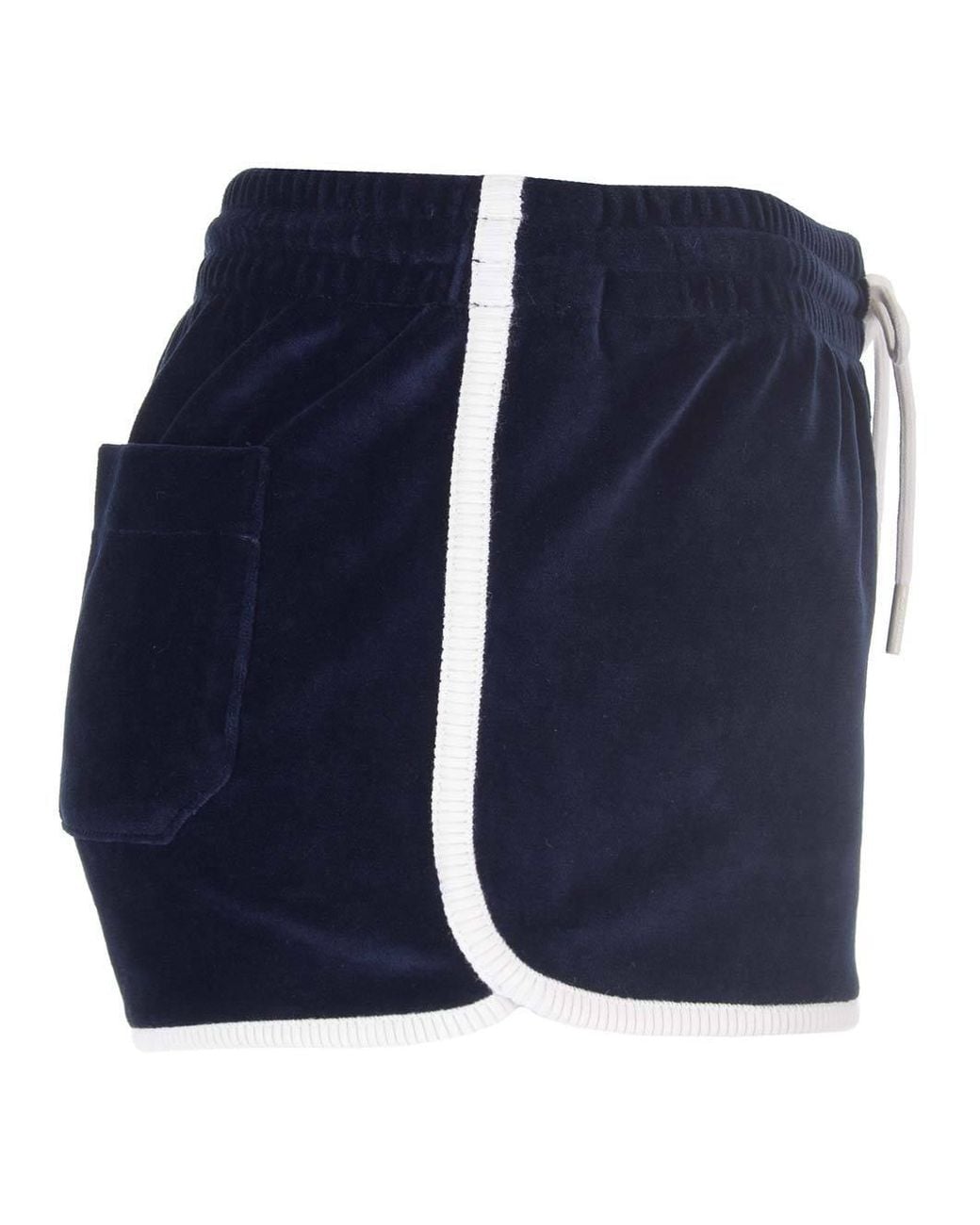 Céline Blue Triomphe Mini Shorts