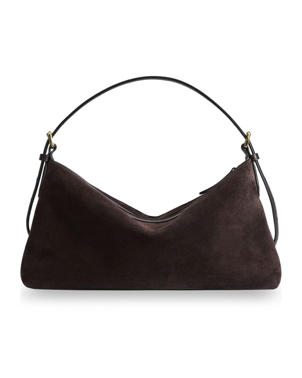 Atp Atelier Black Suede Shoulder Bag