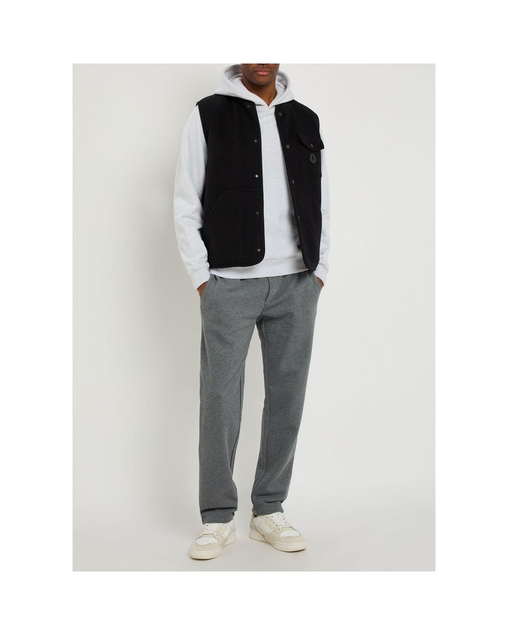 Moncler Gray Drawstring Sweatpants for men