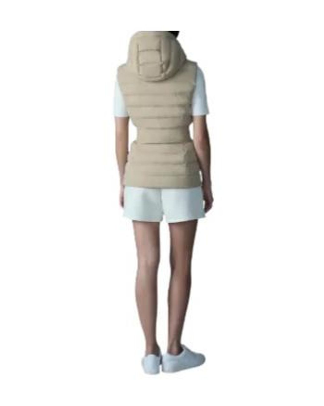 Mackage Gray Hoshi Hooded Quilted Gilet