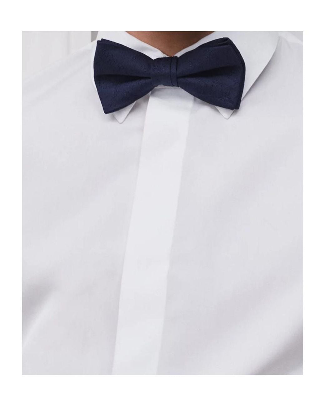 Dior Blue Lily Of The Valley Bow Tie for men