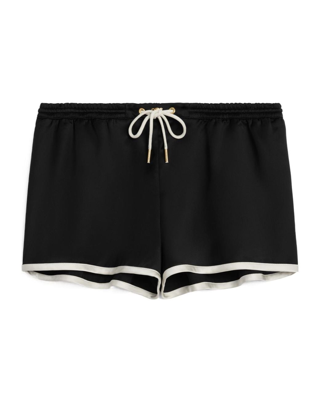 Céline Black Mini Triomphe Shorts