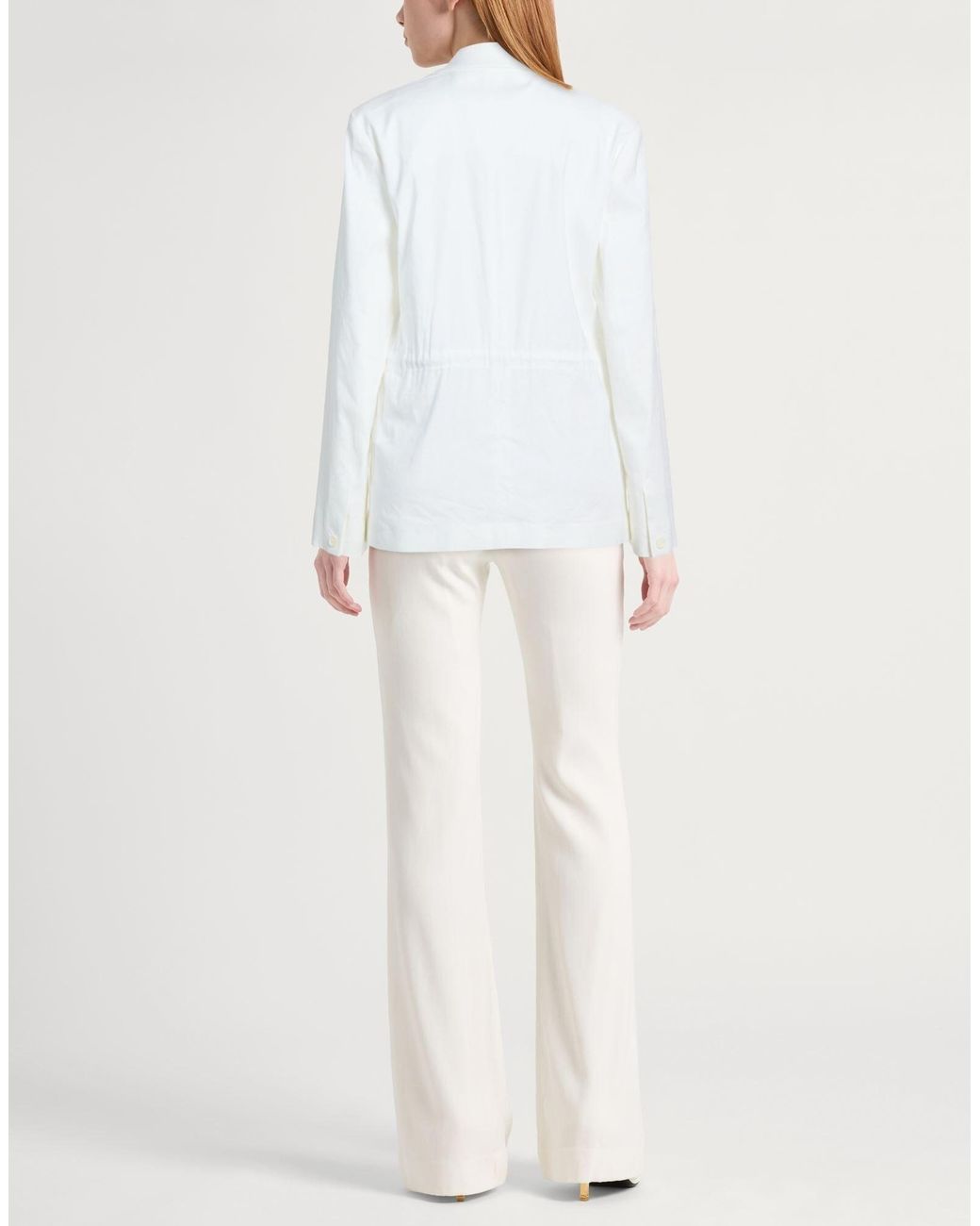 Rag & Bone White Minimalist Single-Breasted Blazer