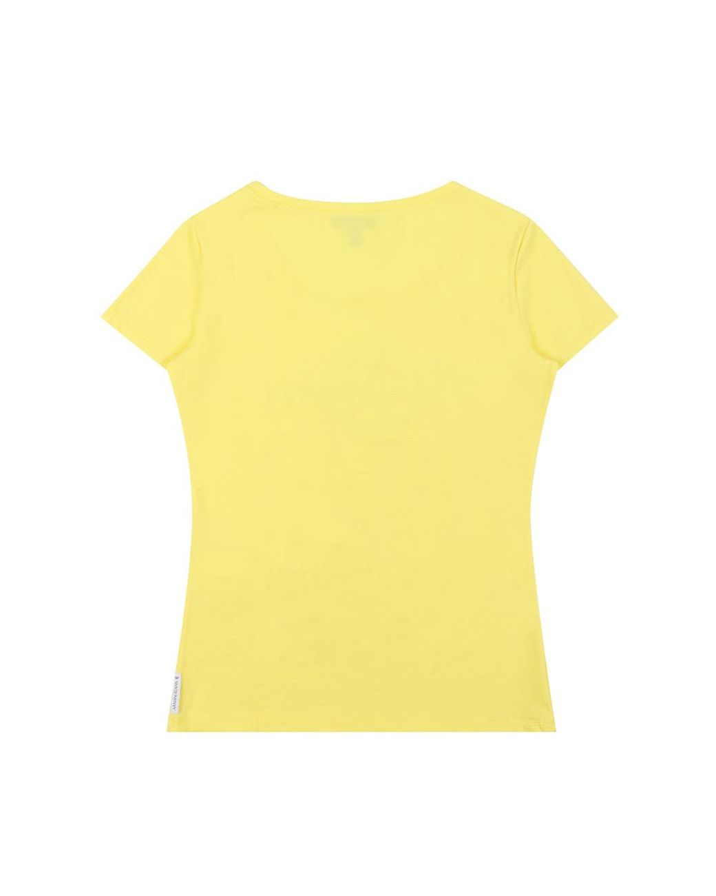 Armani Jeans Yellow Item O-Neck Short-Sleeved T-Shirt