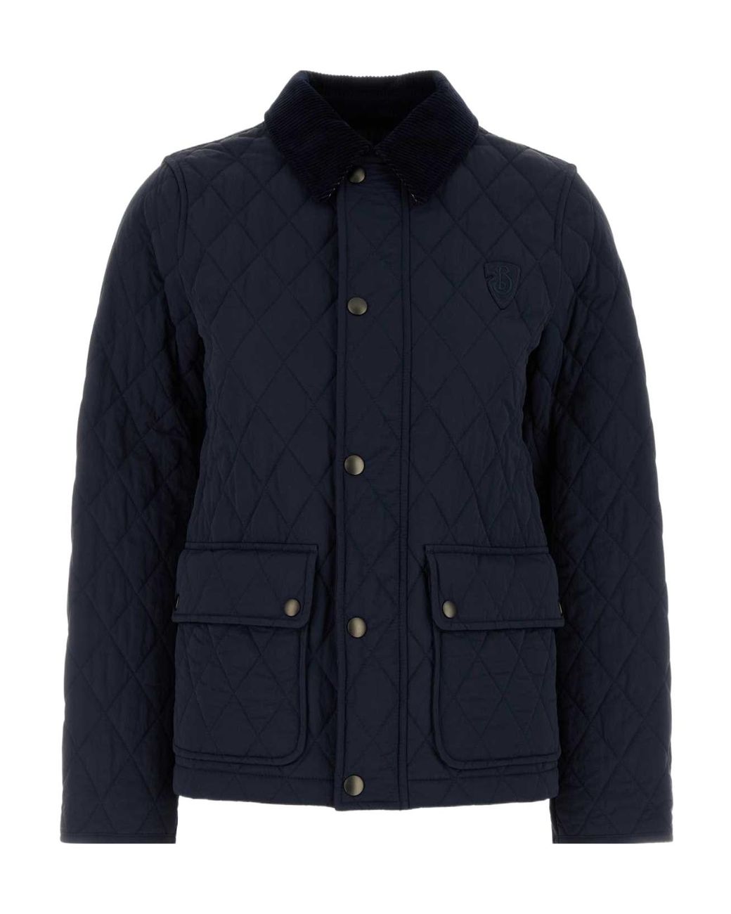 Burberry Blue Quilted Jacket