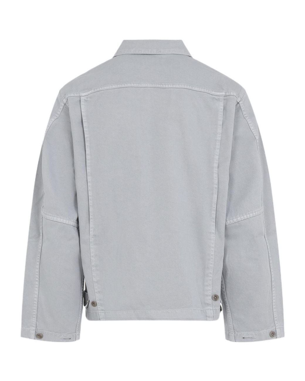 Lemaire Blue Long Sleeved Buttoned Jacket for men