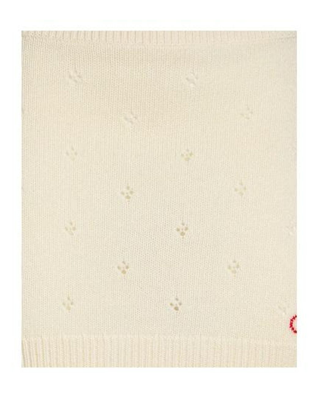 Chloé Natural Embroideredlogo Asymmetric Knit Midi Skirt