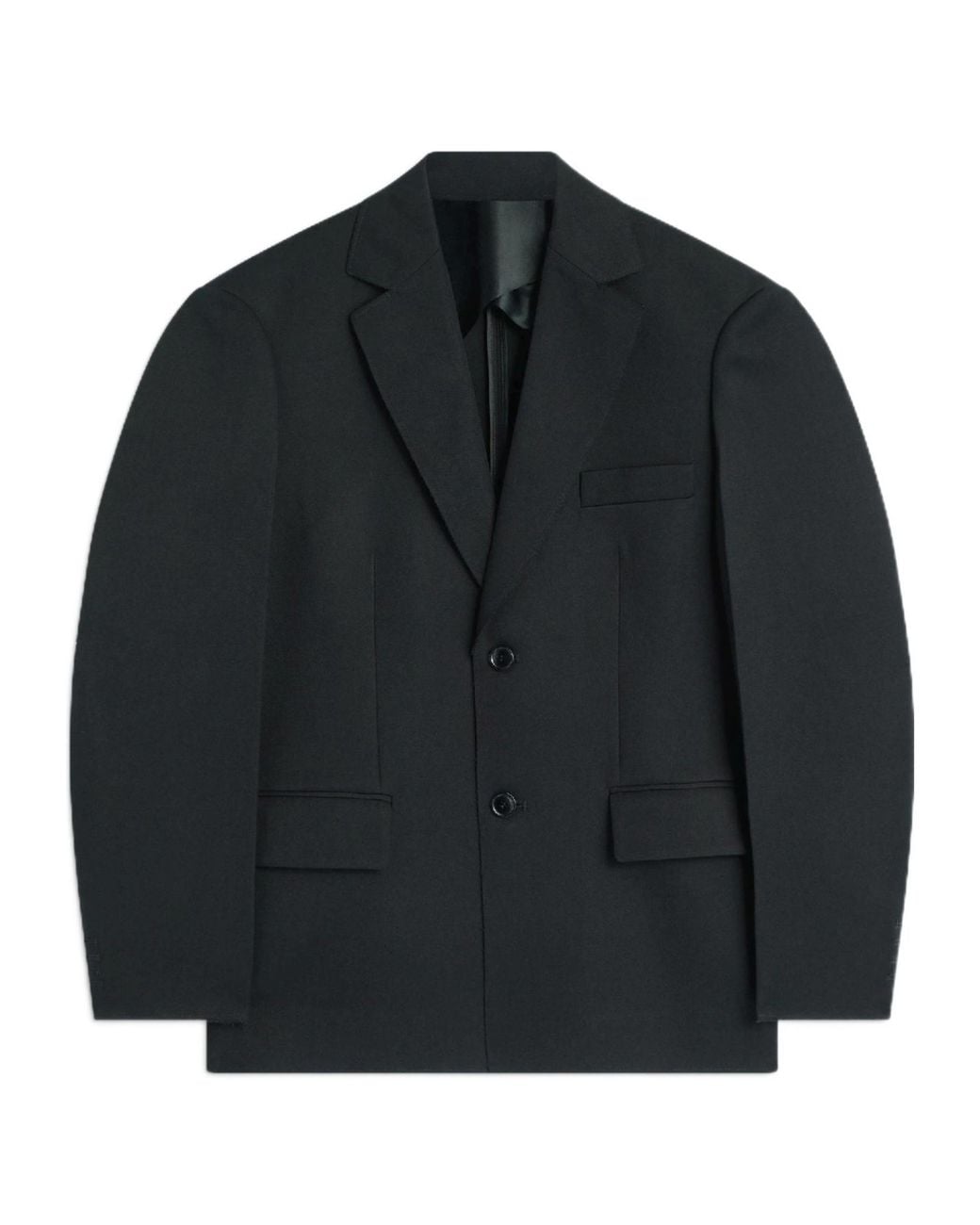 Phoebe Philo Black Wool Tuxedo Jacket
