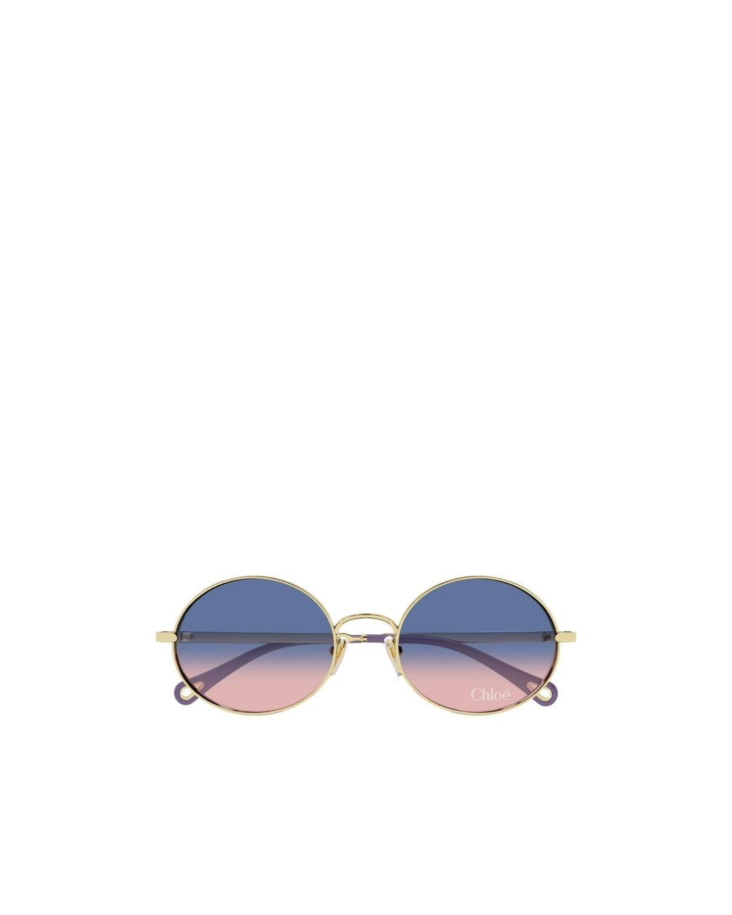 Chloé Blue Chloé Eyewear Oval-Frame Sunglasses