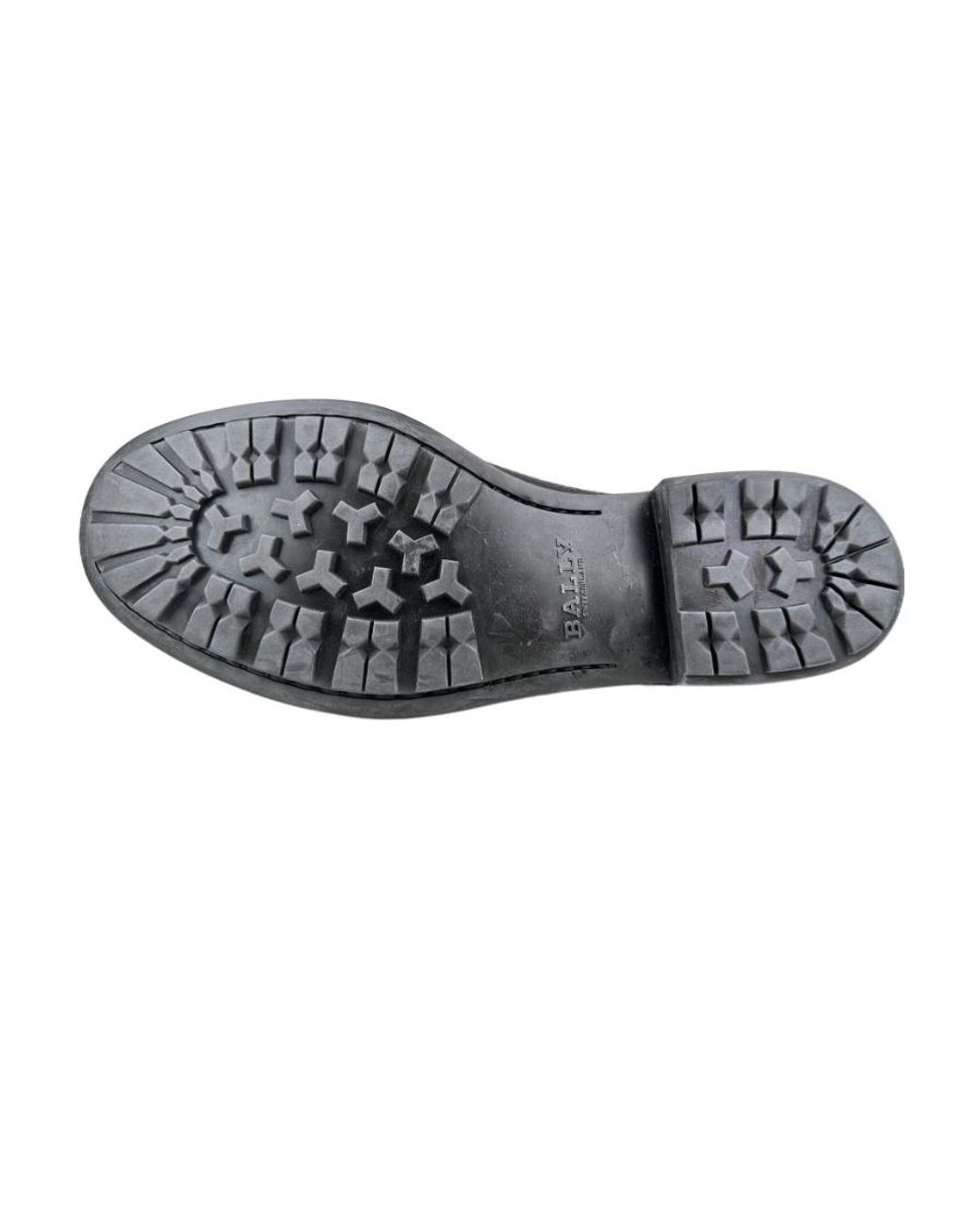 Bally Gray Logo Business Casual Shoes for men