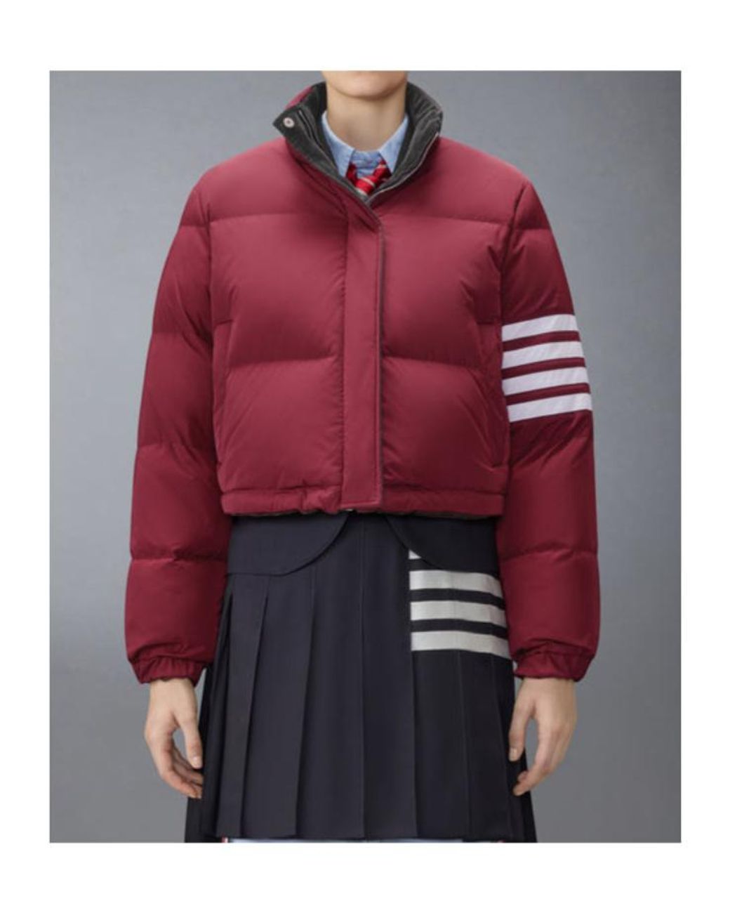 Thom Browne Black Lobster-Stitch Reversible Jacket