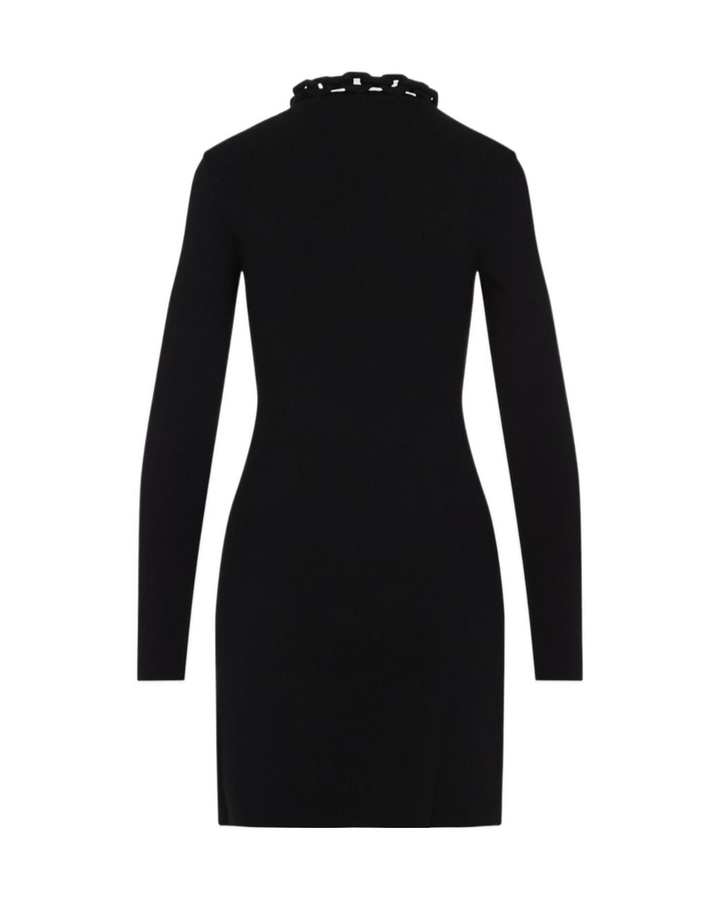 Rabanne Black Short Knitted Dress