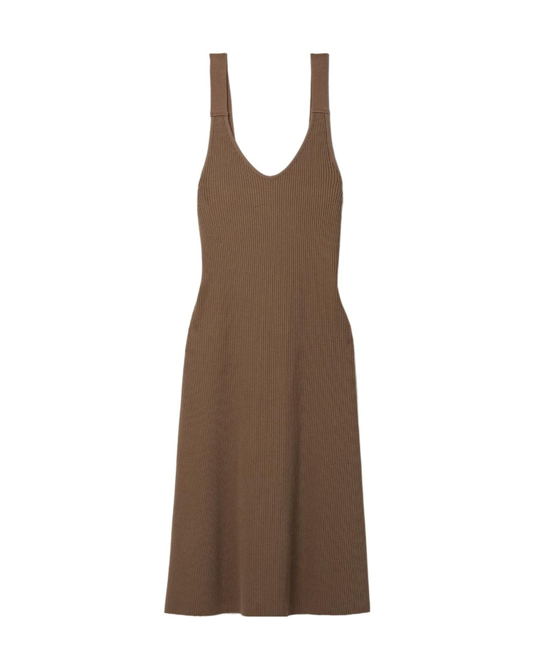 Vince Brown Simple Dress