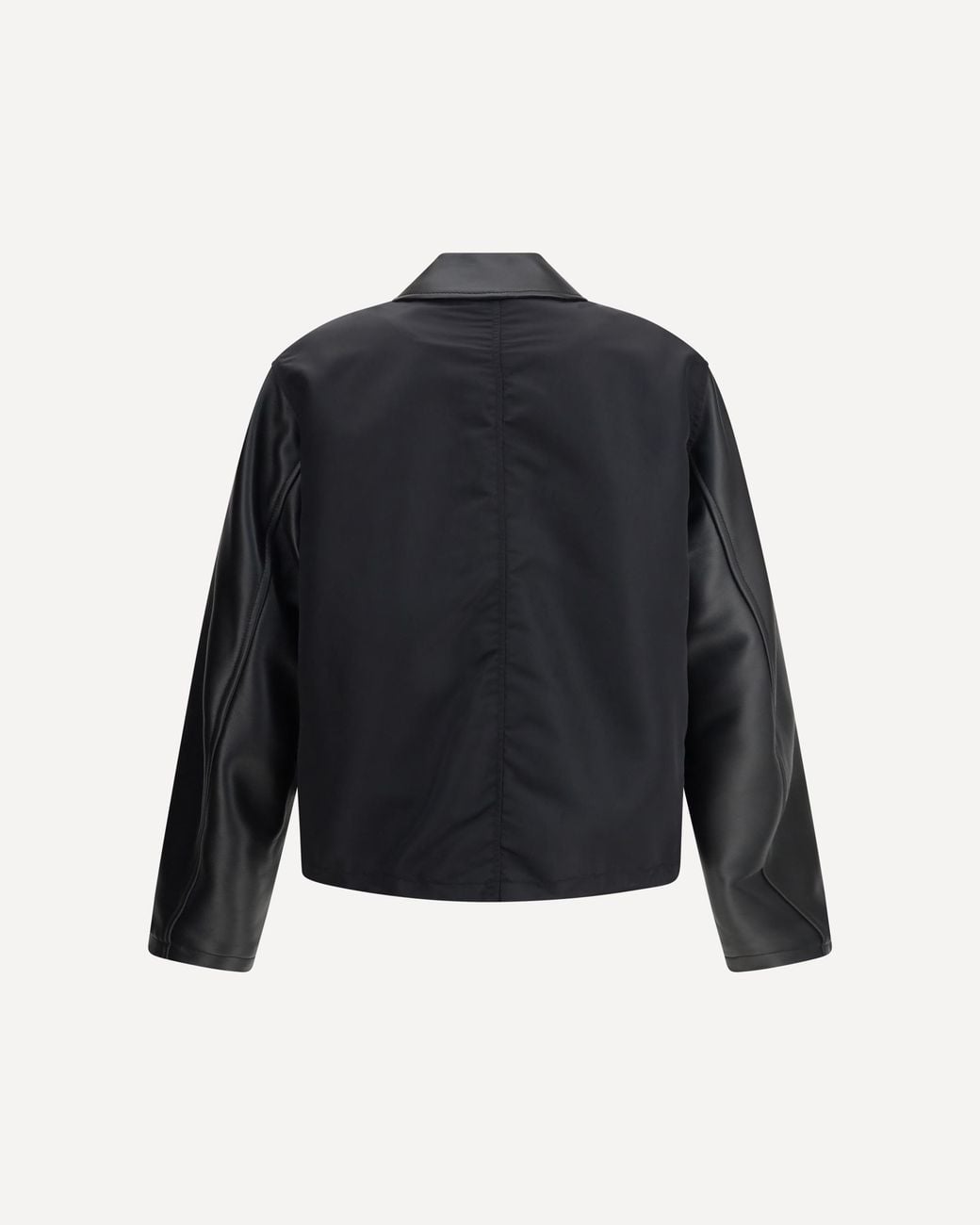 Loewe Black Lambskin Nappa And Nylon Twill Jacket for men