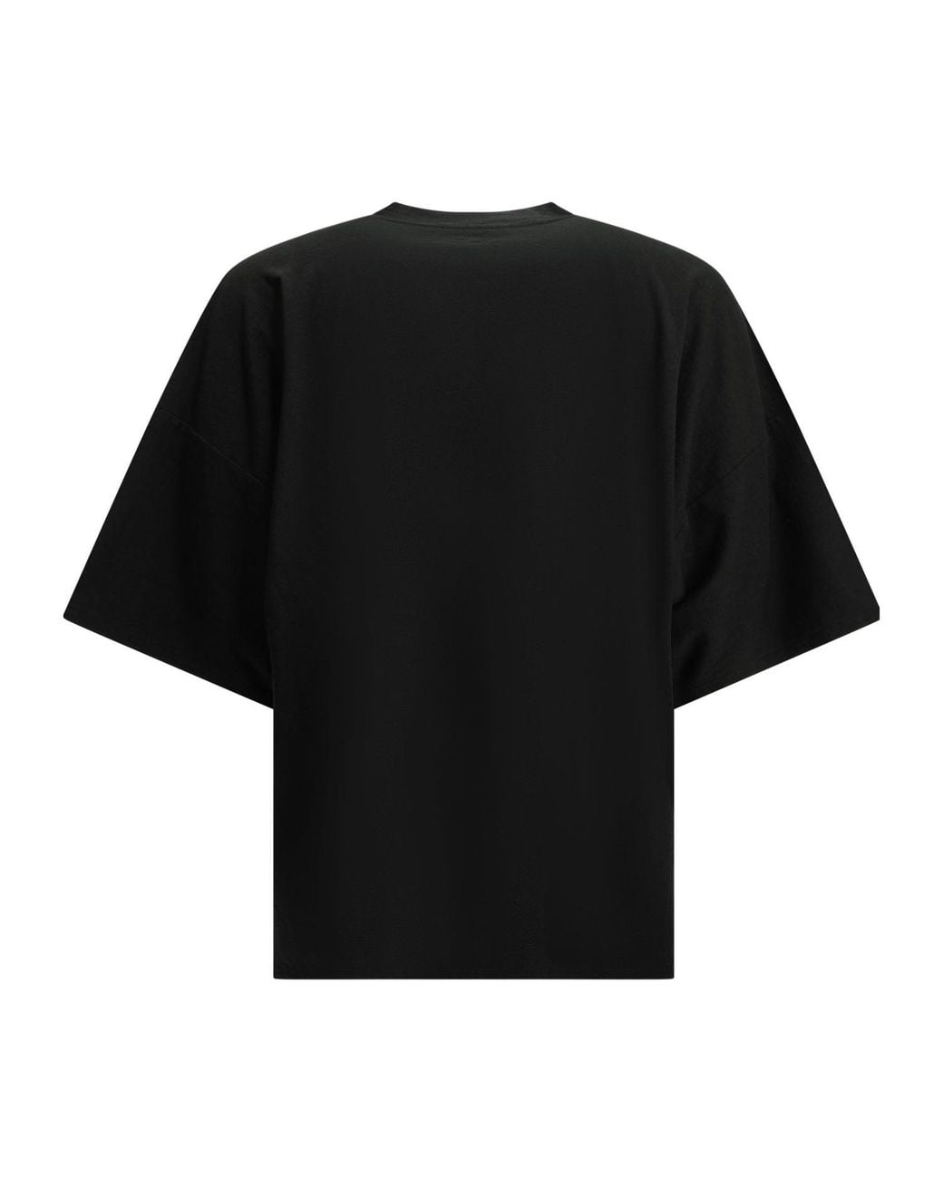 Kapital Black Logo-Print Cotton T-Shirt for men
