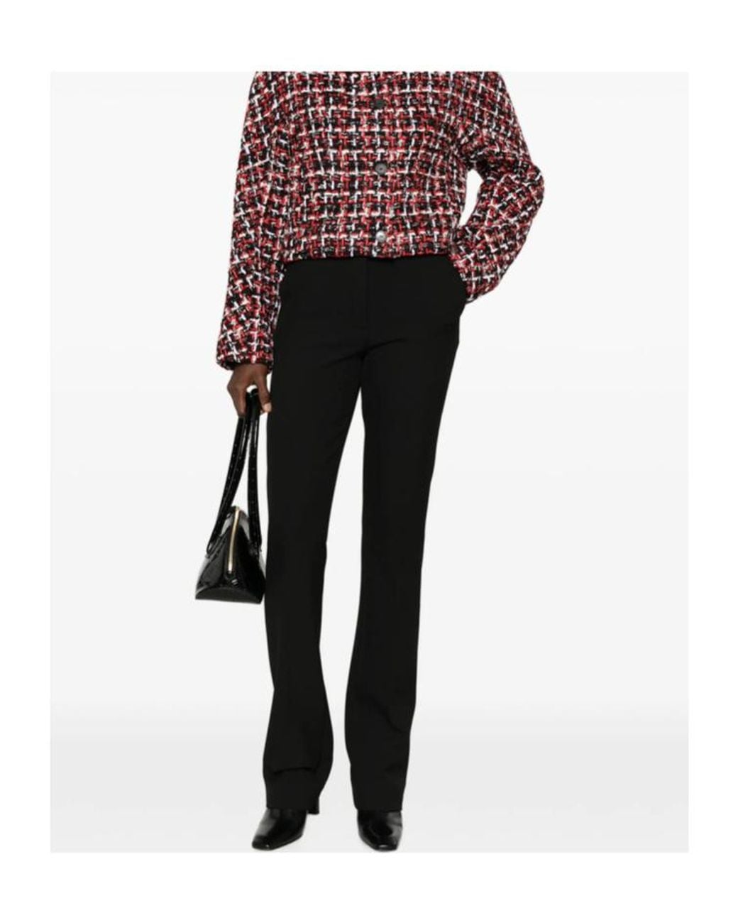 IRO Black Flared Casual Pants