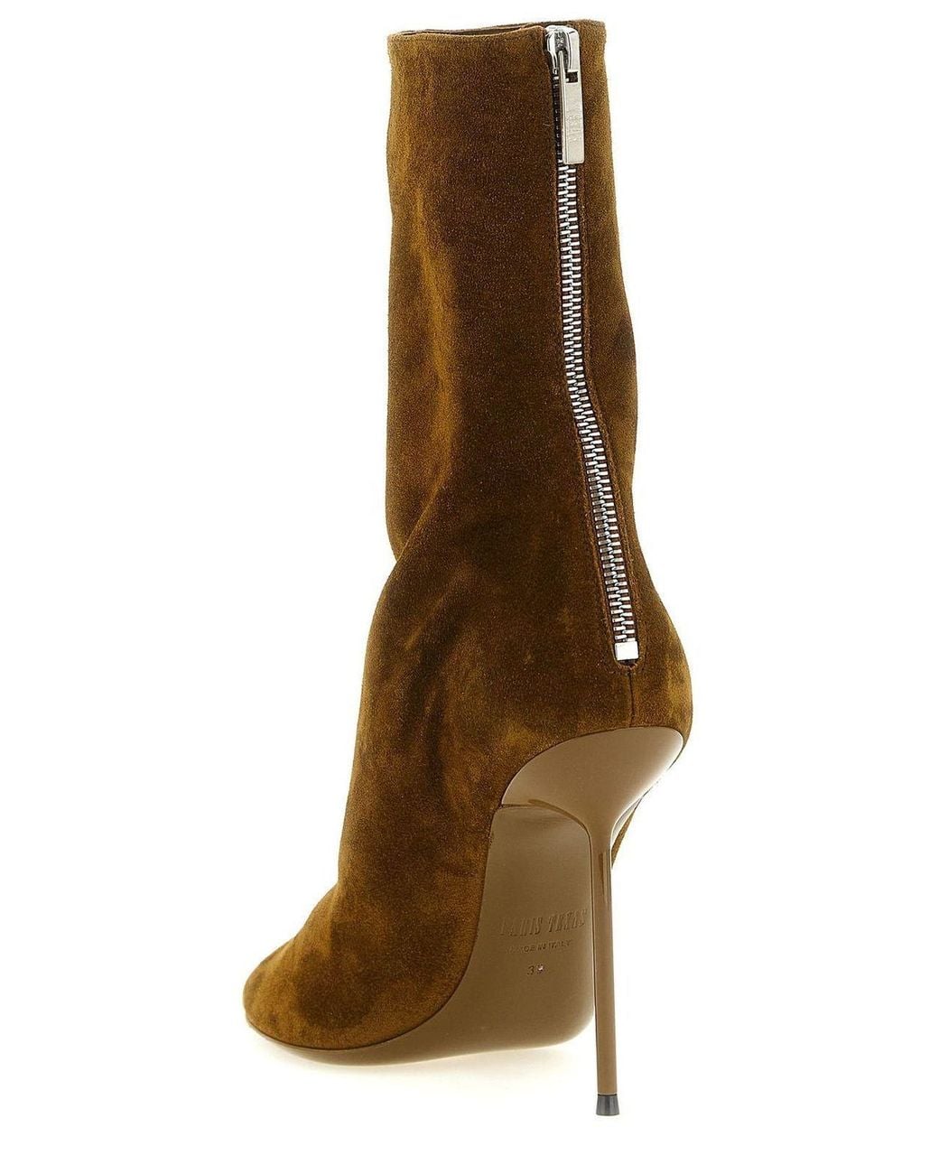 Paris Texas Brown Lidia Stiletto Ankle Boots