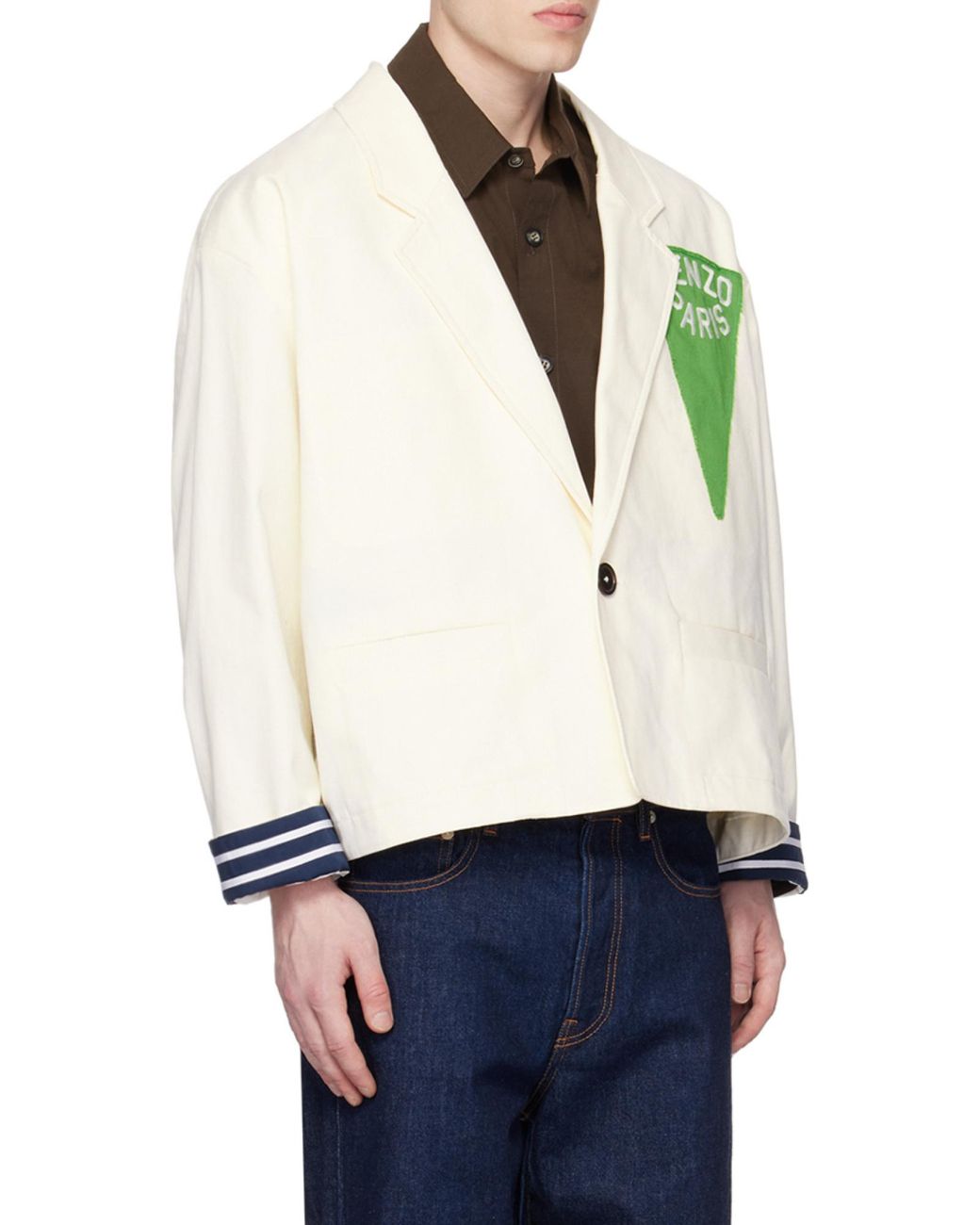 KENZO White Sera' Workwear Jacket for men