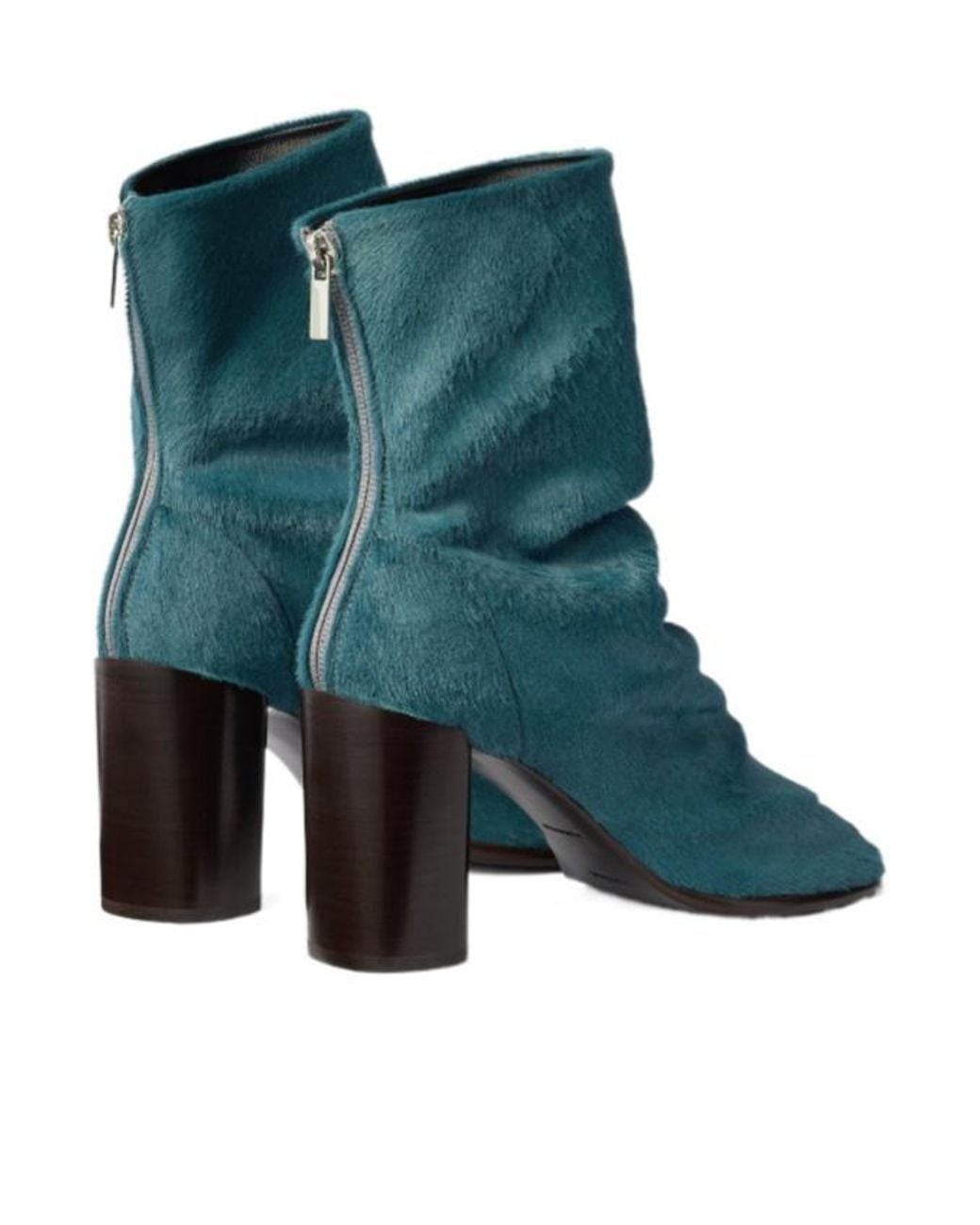 Lemaire Green Glove Ankle Boots 80Mm Heel