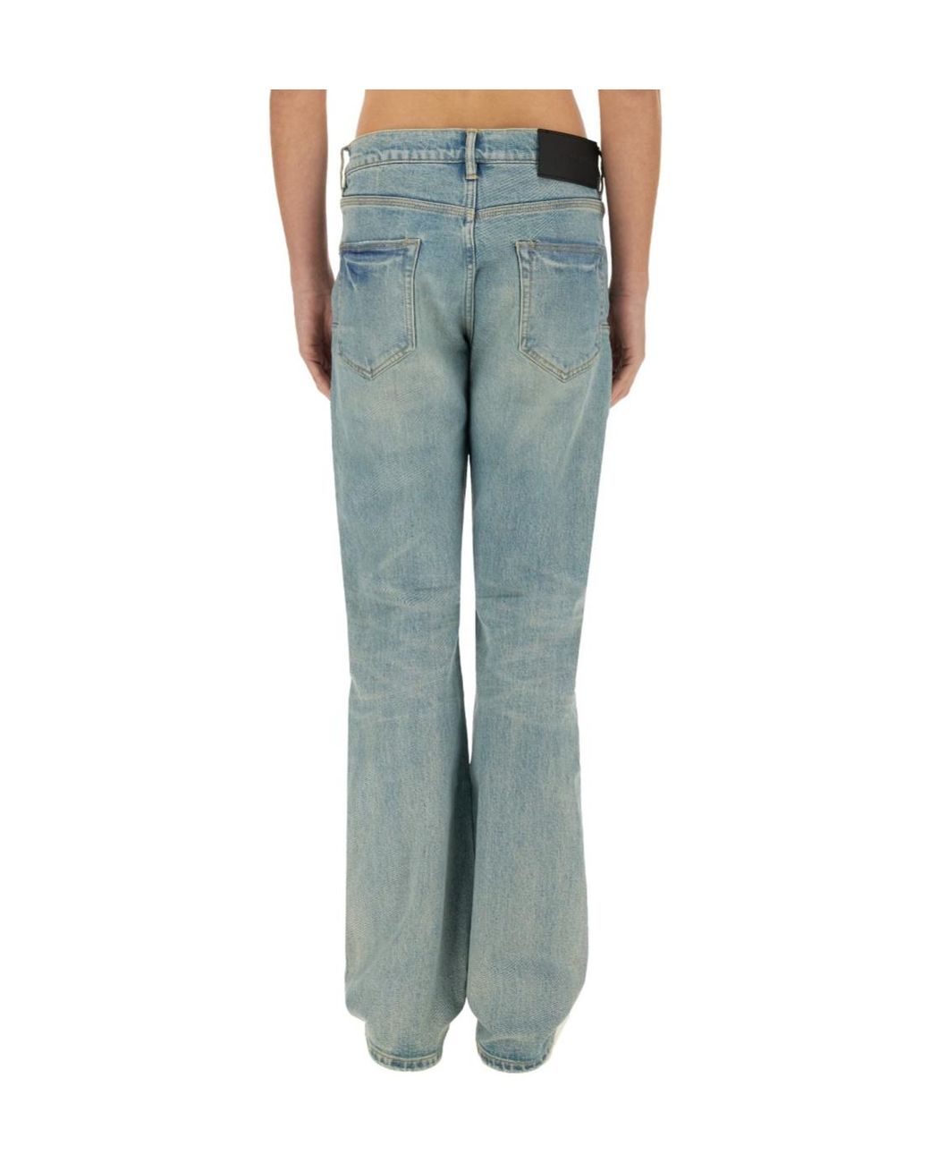 Purple Brand Blue Pinner Coated Vintage Denim Jeans for men
