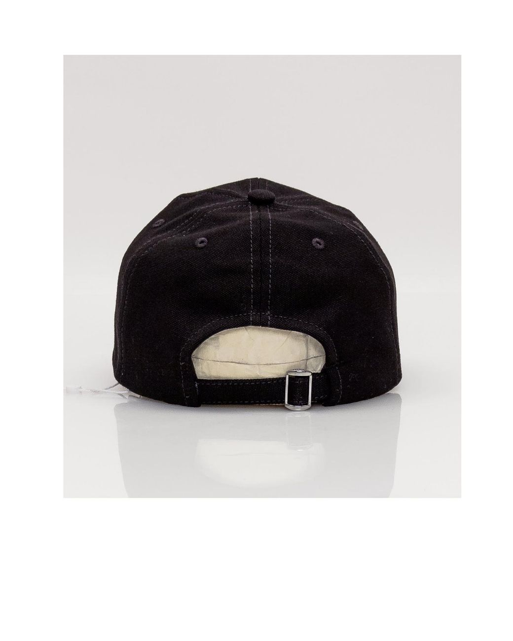 MARINE SERRE Black Logo Detailed Baseball Cap