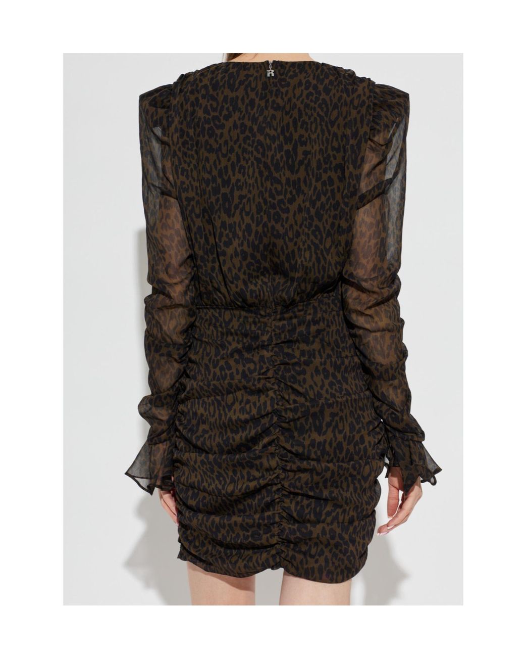 ROTATE BIRGER CHRISTENSEN Black Long-Sleeved Dress