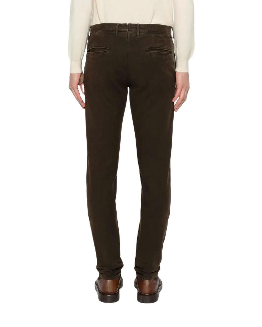 Incotex Brown Casual Trousers With Belt Loops for men