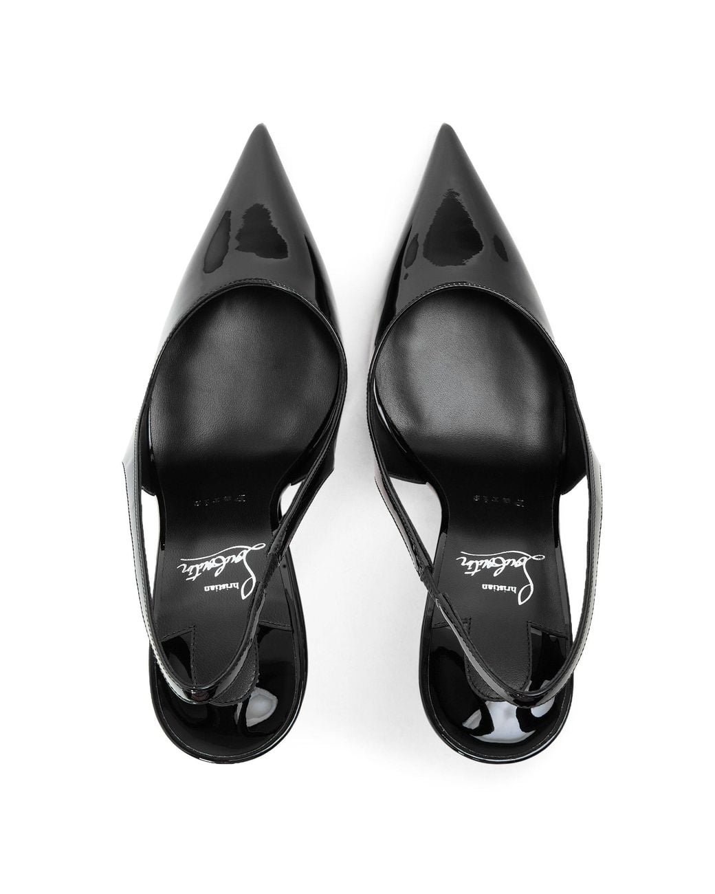 Christian Louboutin Black Chr Miss Z Slingbacks