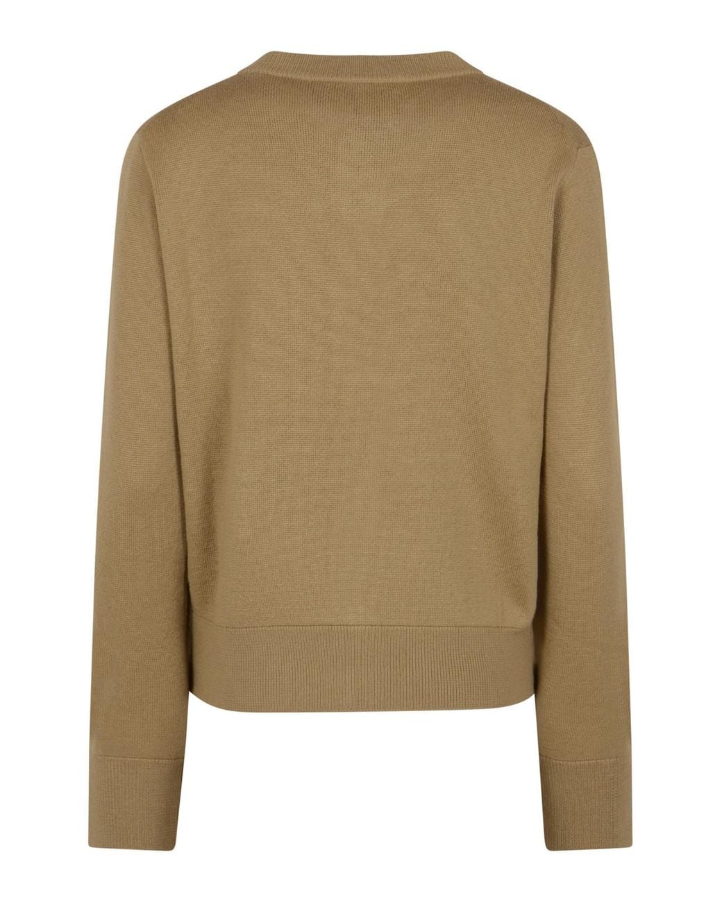 AMI Natural Ami De Coeur Knitted Cardigan