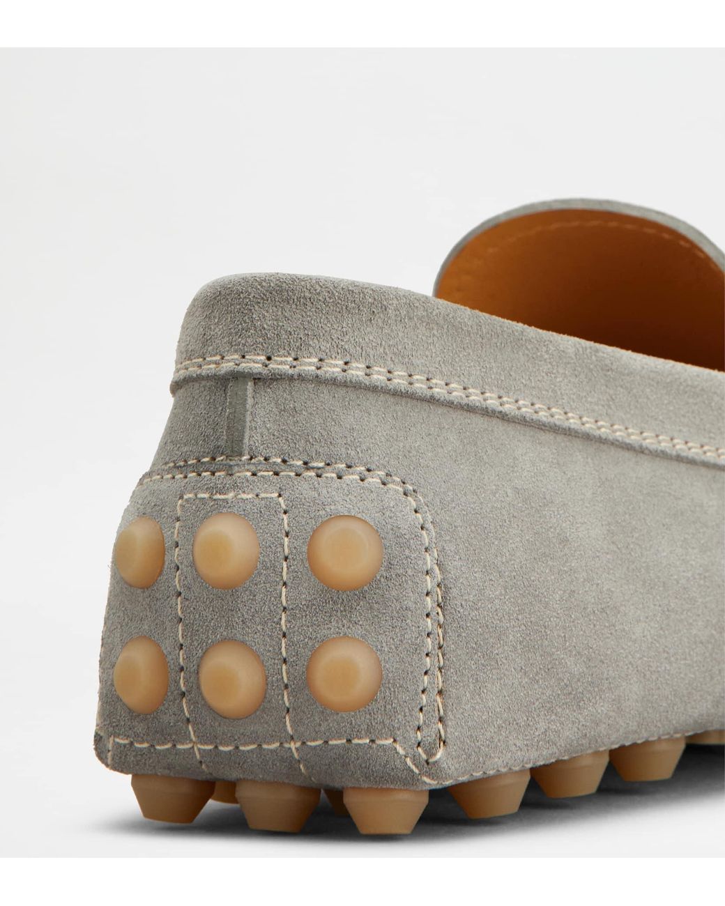 Tod's Gray Gommino Slip-On Loafers for men