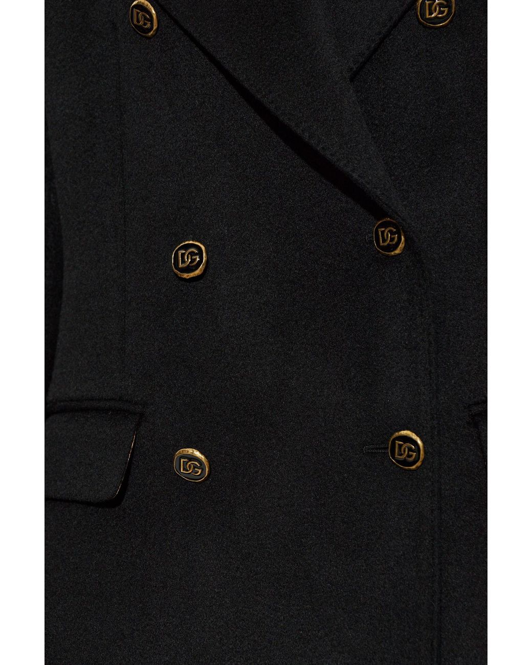 Dolce & Gabbana Black Double-Breasted Blazer