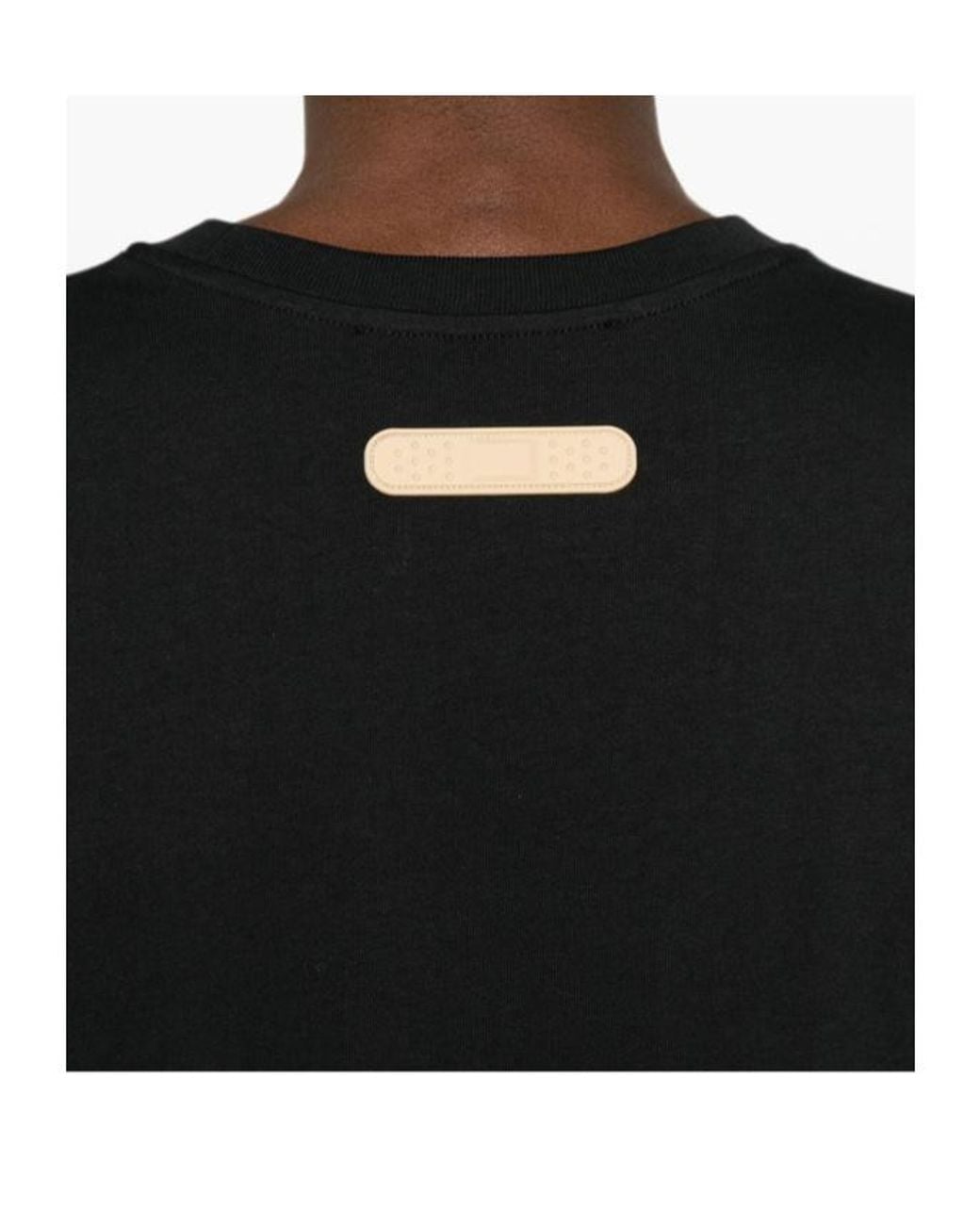 PDF CHANNEL Black Graphic-Print Long-Sleeve T-Shirt for men