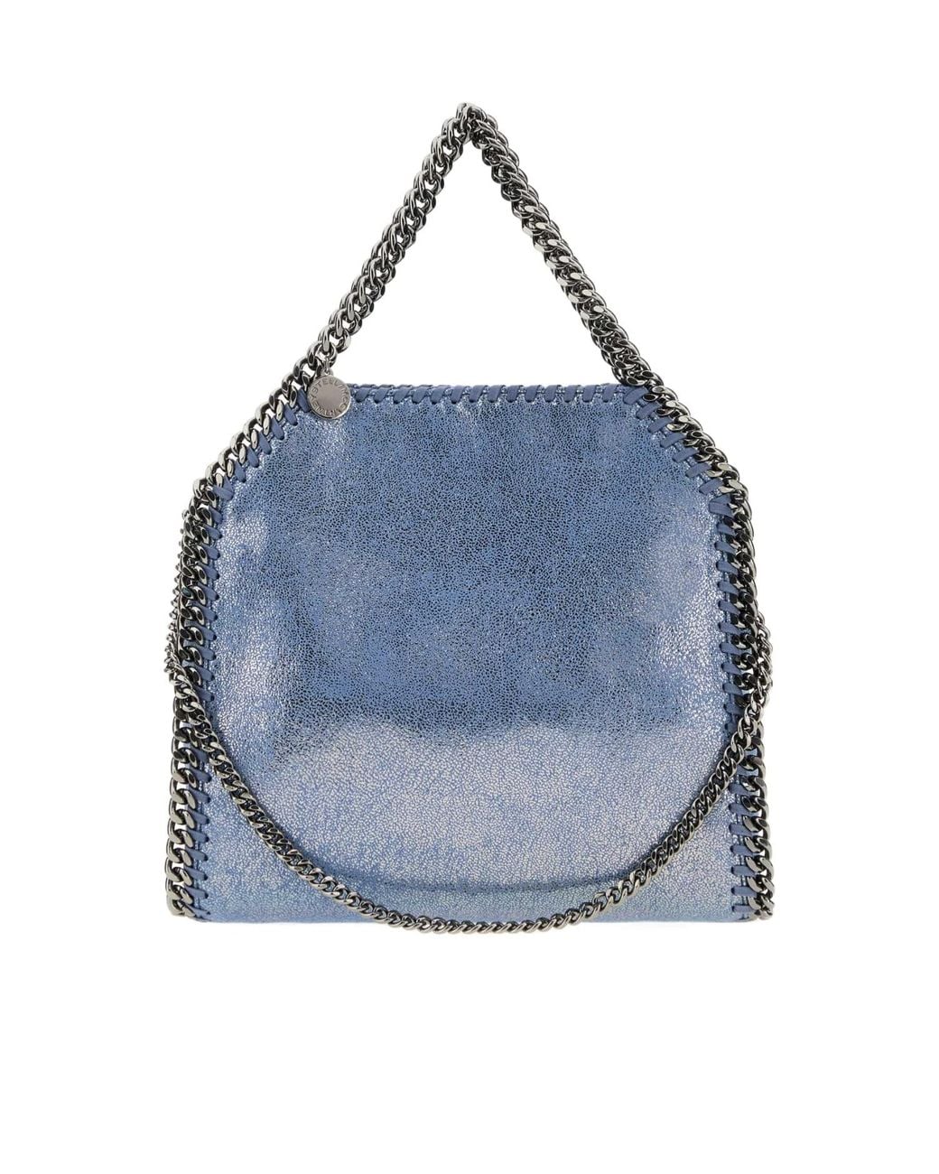Stella McCartney Blue Falabella Mini Tote Bag