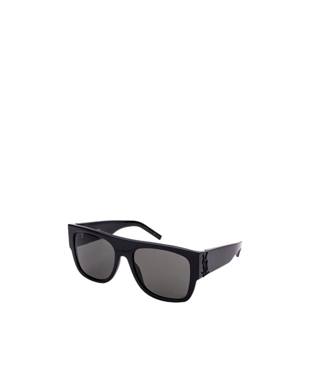 Saint Laurent Gray Logo Sunglasses for men