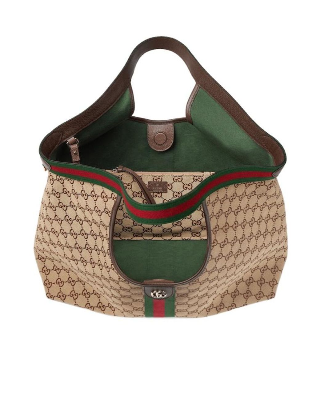 Gucci Metallic Giglio Large Top Handle Bag